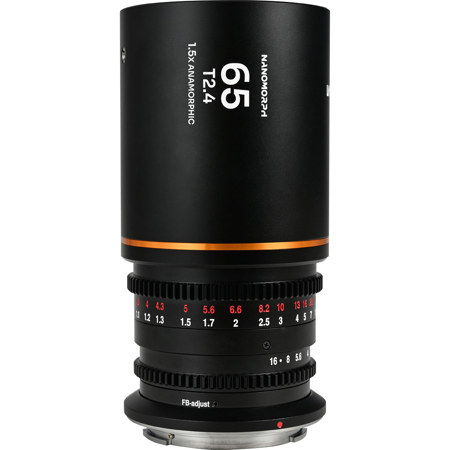Venus Laowa Nanomorph 1.5x S35 Anamorphic Lens 65mm T2.4 L Mount Amber Flare