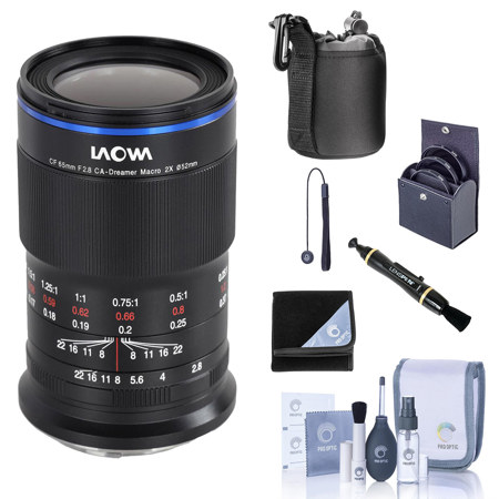 Venus Laowa 65mm f/2.8 2X Ultra Macro APO Lens for Sony E with Accessories Kit