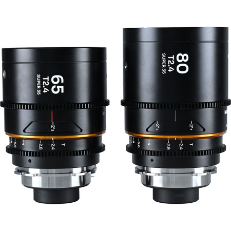 Venus Laowa Nanomorph 1.5x S35 Anamorphic Lens 65 & 80mm Set PL Mount/Canon EF Amber Flare