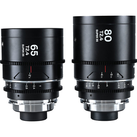 Venus Laowa Nanomorph 1.5x S35 Anamorphic Lens 65 & 80mm Set PL Mount/Canon EF Silver Flare