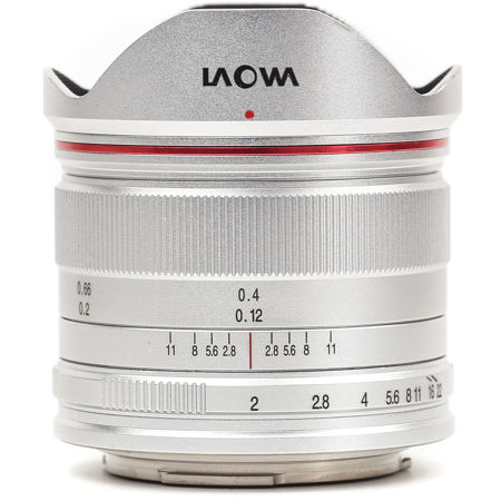 Venus Laowa 7.5mm f/2 Lens Lightweight for Micro Four Thirds Mount, Silver