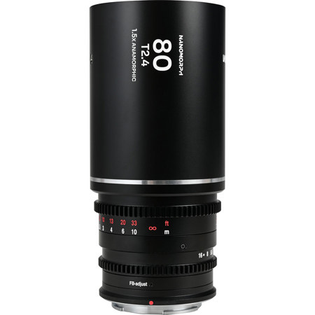 Venus Laowa Nanomorph 1.5x S35 Anamorphic Lens 80mm T2.4 L Mount Silver Flare