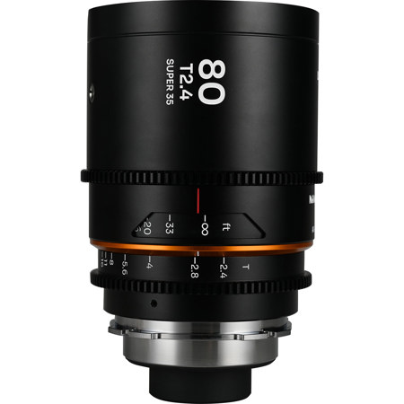 Venus Laowa Nanomorph 1.5x S35 Anamorphic Lens 80mm T2.4 PL Mount/Canon EF Amber Flare
