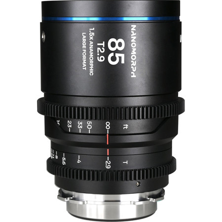 Venus Laowa Nanomorph 85mm T2.9 1.5x LF Anamorphic Lens for PL & EF, Blue Flare