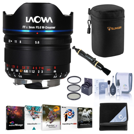 Venus Laowa 9mm f/5.6 FF RL Lens for Nikon Z with PC Software and Accessories