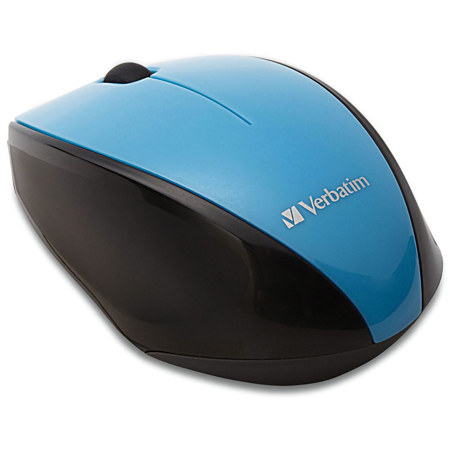 Verbatim Wireless Notebook Multi-Trac Blue LED Mouse, Blue