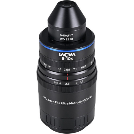 Venus Laowa Aksen 17.5mm f/1.7 5-10X Ultra Macro APO Lens for MFT
