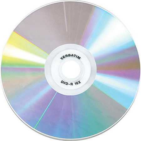 Verbatim 95203 DVD-R, 4.7GB, Shiny Silver, 50 Pack
