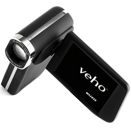 Veho VCC-002 Kuzo HD Camcorder, 3 Inch TouchScreen
