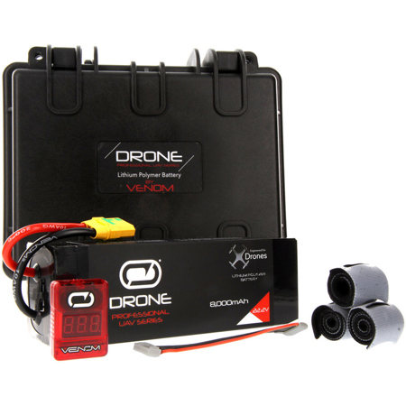 Venom 30C 6S 8000mAh 22.2V LiPO High Capacity Multi Rotor and Air Battery