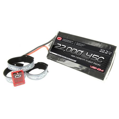 Venom 45C 6S 22000mAh 22.2V LiPO High Capacity Multi Rotor and Air Battery