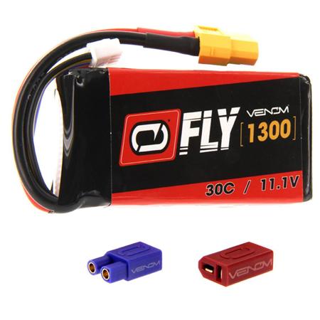 Venom Fly 30C 3S 1300mAh 11.1V LiPo Battery with UNI 2.0 Plug