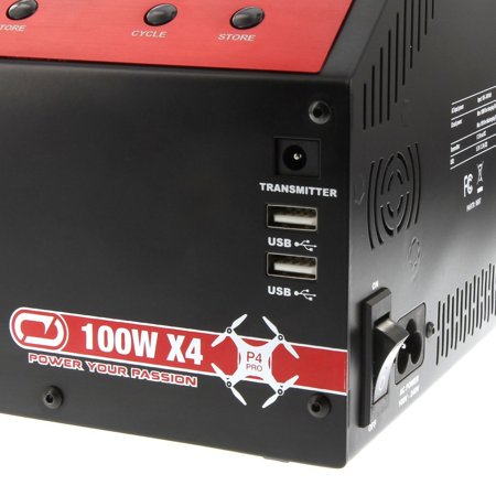 Venom 4-Channel 100W Rapid Pro Battery Charger for DJI Phantom 4 Quadcopter