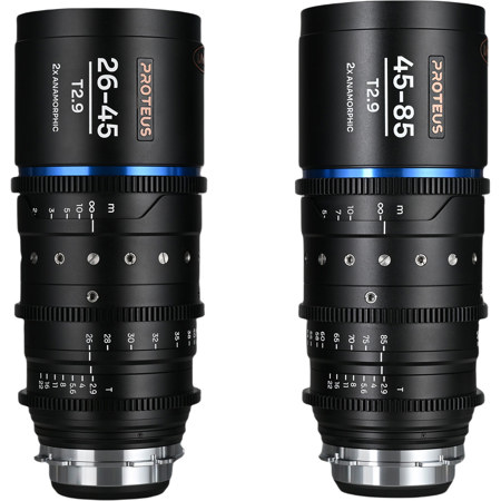 Venus Laowa Proteus Cine 2-Lens Set for PL Mount/Canon EF, Blue, Meter