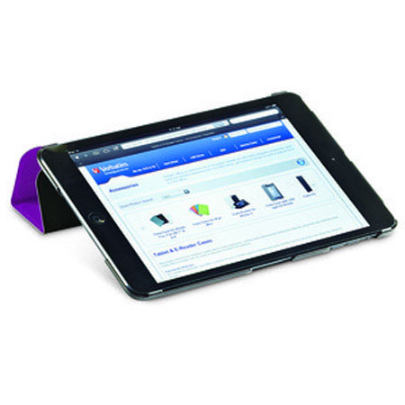 Verbatim Folio Flex Case for iPad Mini and iPad Mini with Retina Display, Purple