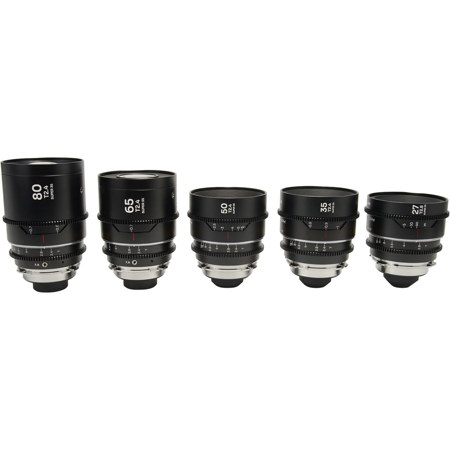 Venus Laowa Nanomorph 1.5x S35 Anamorphic Lens 27, 35, 50, 65 & 80mm Set PL Mount/Canon EF Silver Flare