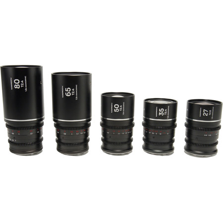 Venus Laowa Nanomorph 1.5x S35 Anamorphic Lens 27, 35, 50, 65 & 80mm Set Sony E Silver Flare