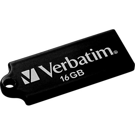 Verbatim 97168 TUFF-'N' TINY 16GB USB Flash Drive,Black