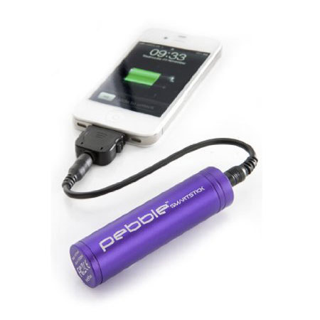 Veho VPP-002-SSM Pebble Smartstick Battery Back Up Power, Purple