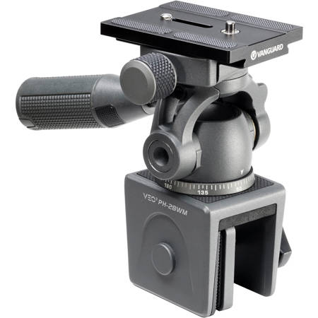 Vanguard Arca Swiss VEO 2 PH-28WM Aluminum Window Mount, 8.8 lbs Capacity, Dark Gray