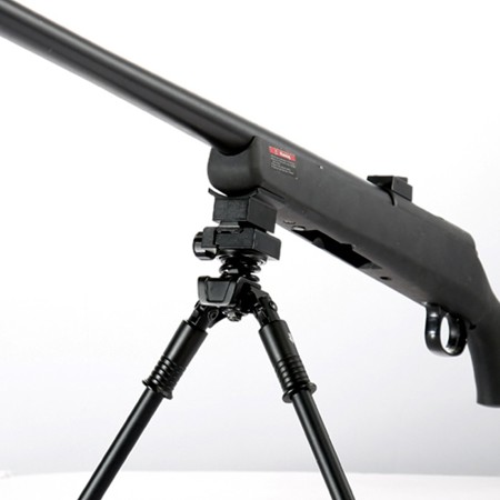 Vanguard Equalizer 2QS Pivoting Bipod for Prone & Sitting Position,13-28" Height