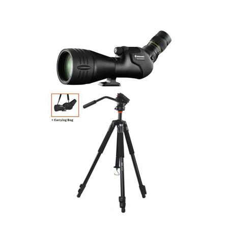 Vanguard Endeavor HD 82A 20-60x82mm Angled Spotting Scope with Tripod & Pan Head