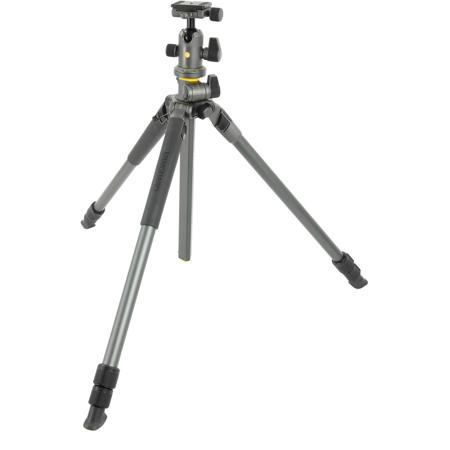 Vanguard Alta Pro 2+ 263AB100 3 Section Aluminum Tripod with Alta BH-100 Ball Head, 15 lbs Capacity, 68" Maximum Height, Gray