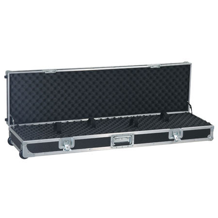 Vanguard Commander 70W Double Rifle Case w/Inset Mylar Wheels -Black ABS