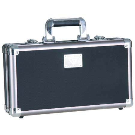 Vanguard CLASSIC30C Double Pistol Case, Black ABS