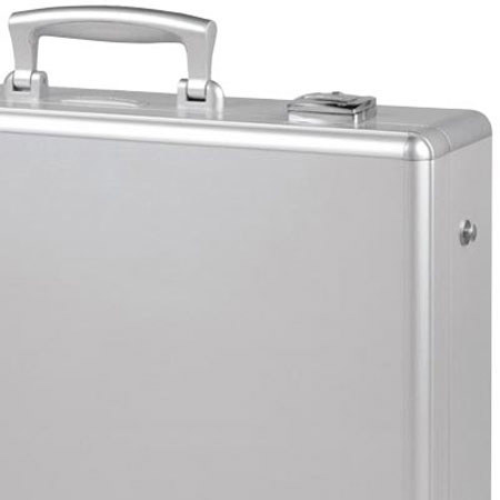 Vanguard DESIGNER83 Aluminum 15in Notebook Case, Silver