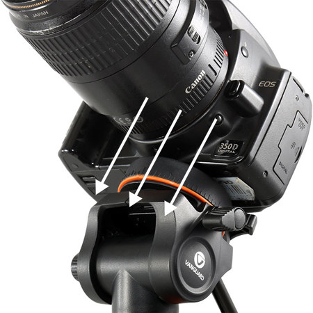 Vanguard ESPOD CX 204AP 4-section Aluminum Tripod w/ PH-23 Pan/Tilt Head