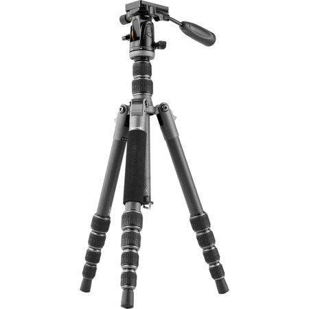 Vanguard VEO 3 GO 235CP 5-Section CF Tripod/Monopod w/PH-25 Pan Head, Dark Gray