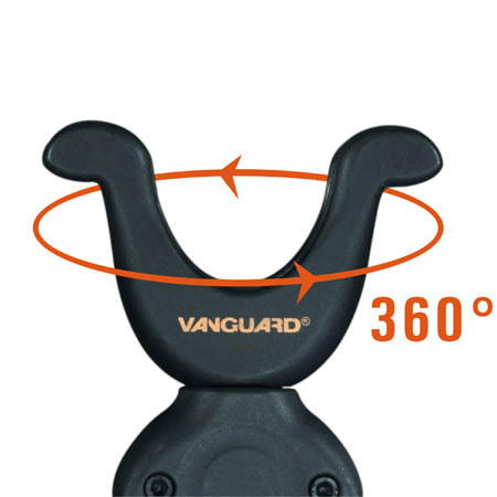 Vanguard GBP2CAMO 3 Sections Aluminum Bipod 64in Height