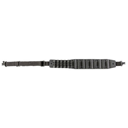 Vanguard Gun Hugger Deluxe 230C Rubber Rifle Sling, Metal Hardware, Black
