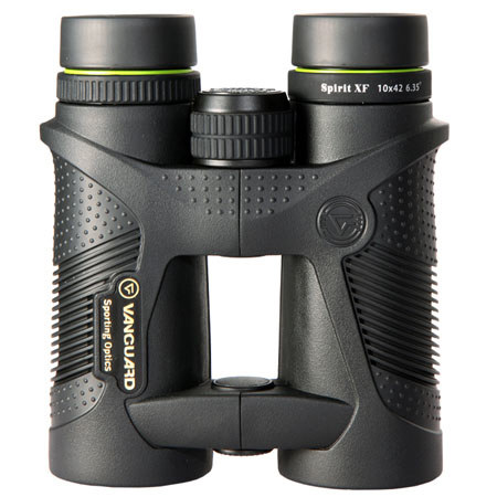 Vanguard 10x42 Spirit XF Roof Prism Binocular, 6.3 Degree Angle of View, Black