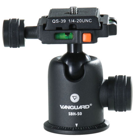 Vanguard 253CB-50 3-section Carbon Fiber Tripod with SBH-50 QR BallHead - Black