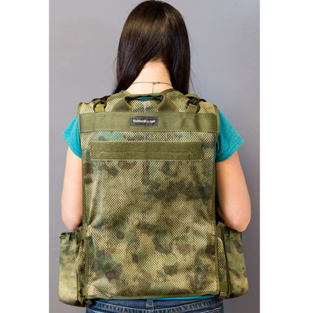 The Vest Guy M&M Travel Photography Vest, Medium, Coyote Mesh