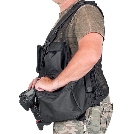 The Vest Guy Urban 5 Photo Vest, Large, Olive Mesh