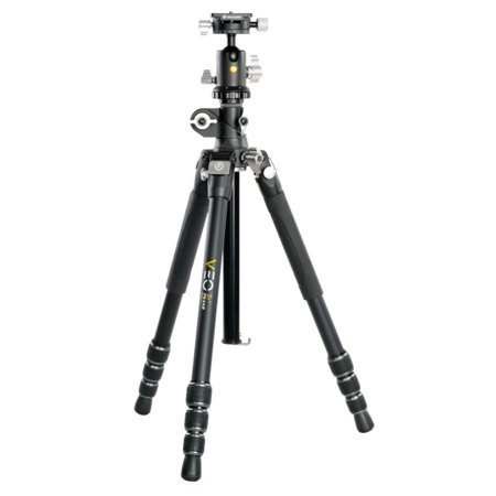 Vanguard VEO 3T+ 264AB 4-Section Aluminum Travel Tripod with Ball Head, Black