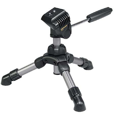 Vanguard VS-80 Table Top Aluminum Tripod, 2 Panhead