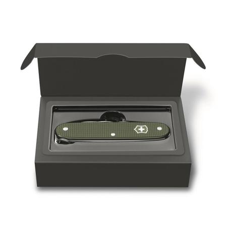 Victorinox Swiss Army Pioneer Alox 93mm Medium Pocket Knife, Olive Green