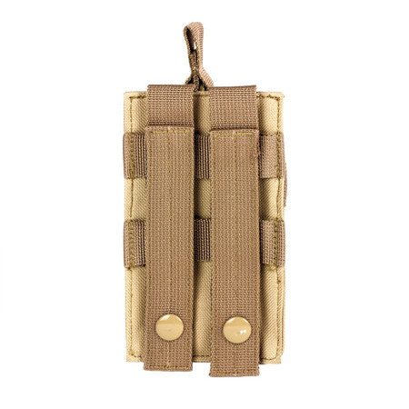 NcSTAR Vism Single Magazine Pouch, for One Double Stack Magazine, Tan
