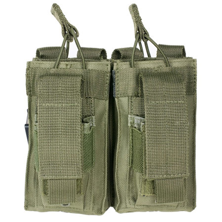 NcSTAR Vism Double Magazine Pouch, for 2x Double Stack Magazines, Olive
