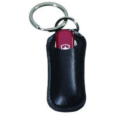 Victorinox Swiss Army Imitation Leather Key Fob, Black
