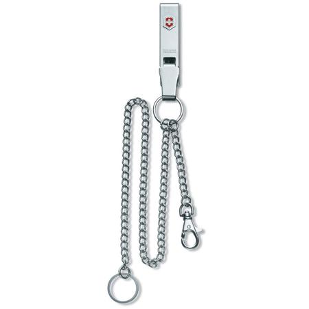 Victorinox Swiss Army Belt Hanger with Chains, Stainless Steel