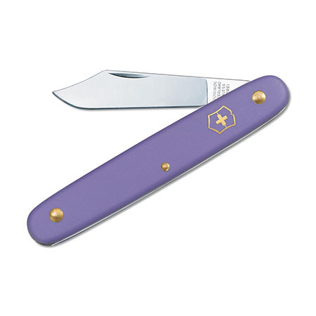 Victorinox Swiss Army Pocket Tool 100mm (4") Day Packer Utility Knife, Purple
