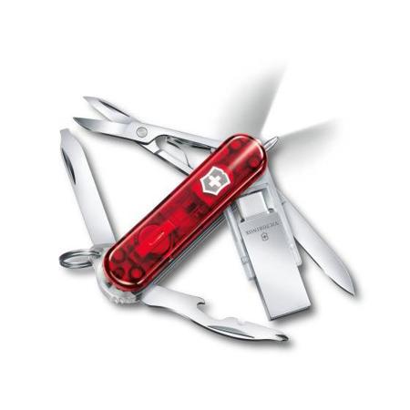 Victorinox Swiss Army Midnite Manager@work Pocket Knife with 16GB USB Stick, Red
