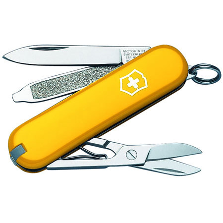 Victorinox Swiss Army Classic SD Pocket Tool, Yellow