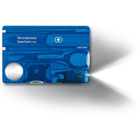 Victorinox Swiss Army SwissCard Lite Pocket Tool, Sapphire