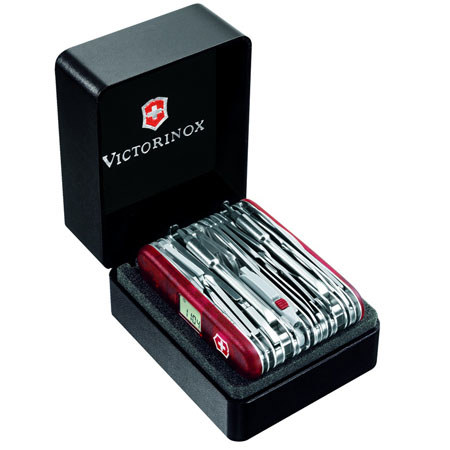 Victorinox Swiss Army Swiss Champ XAVT Knife, Ruby